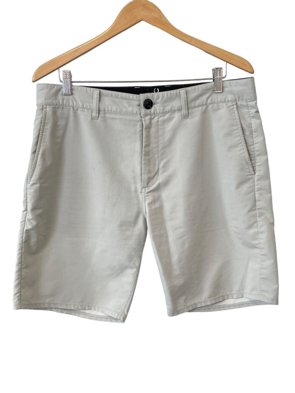 AndersonOrd Golf Shorts Large Performance Beige Cream Outdoor Athleisure Casual